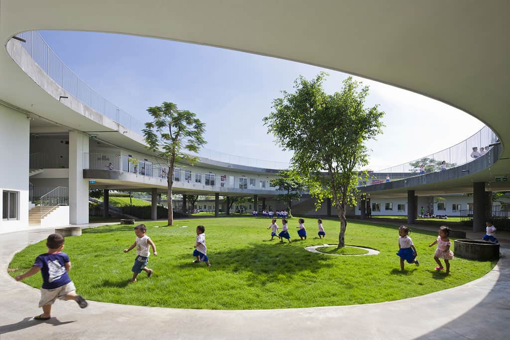 Jardín de infancia agrícola - Vo Trong Nghia Architects - Hiroyuki Oki 11