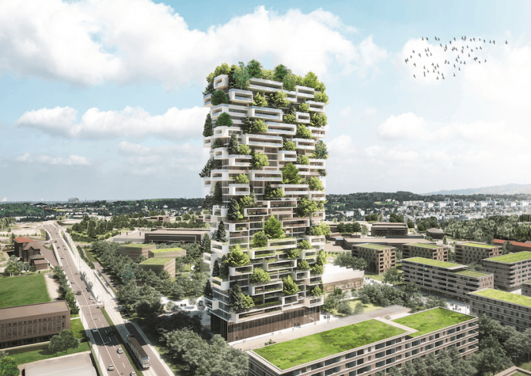 Adéntrate en una arquitectura de bosques verticales inspirados en árboles