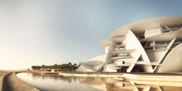 Museo Nacional de Qatar por Jean Nouvel: juego monumental con discos entrelazados