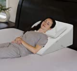Almohada de cuña de espuma InteVision para cama (25 x 24 x 12 pulgadas) ...