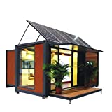 Casa contenedor expandible de 20 pies / 40 pies con energía solar